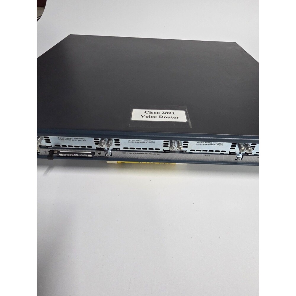 Cisco 2801 Integrated Services Router 2-Port Fast Ethernet Rackmount - Picture 7 of 7